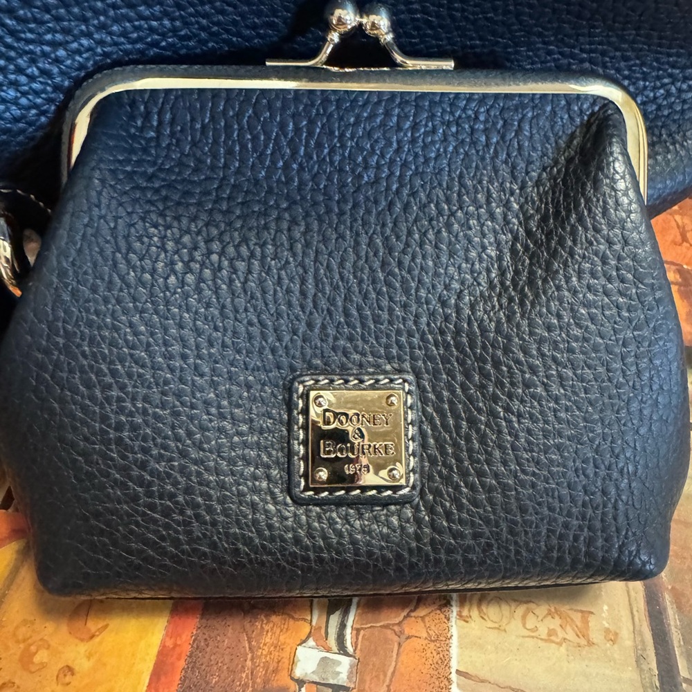 Dooney & Bourke Black Leather Clutch